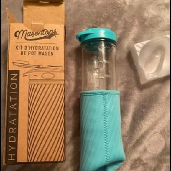 Masontops Bottle w/lid and sleeve Hydration Kit - Picture 8 of 10